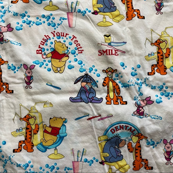 Disney Winnie the Pooh & Friends Dental Hygienist Scrub Top - Picture 8 of 11
